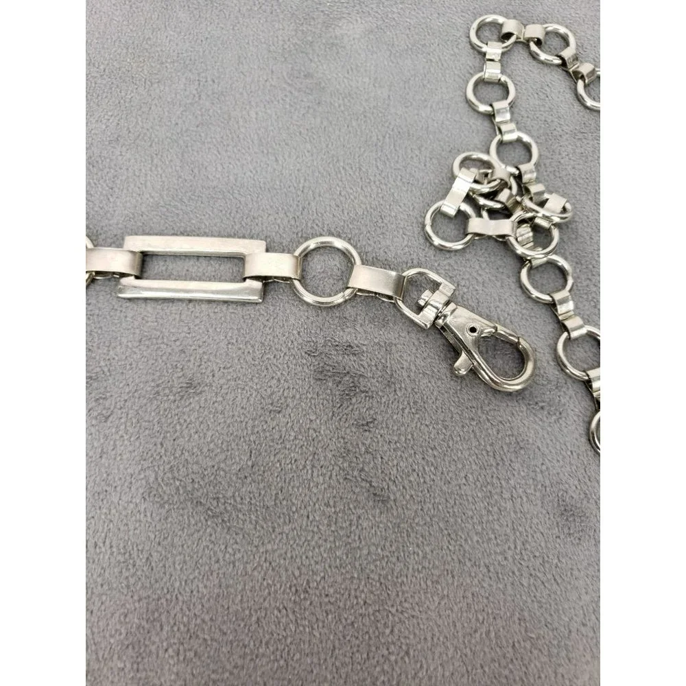 NY and Company Silver Square‎ Links Women's Fashion Adjustable Belt